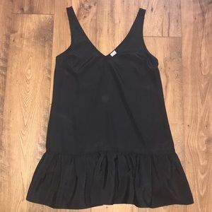 NEW Black drop waist sun dress